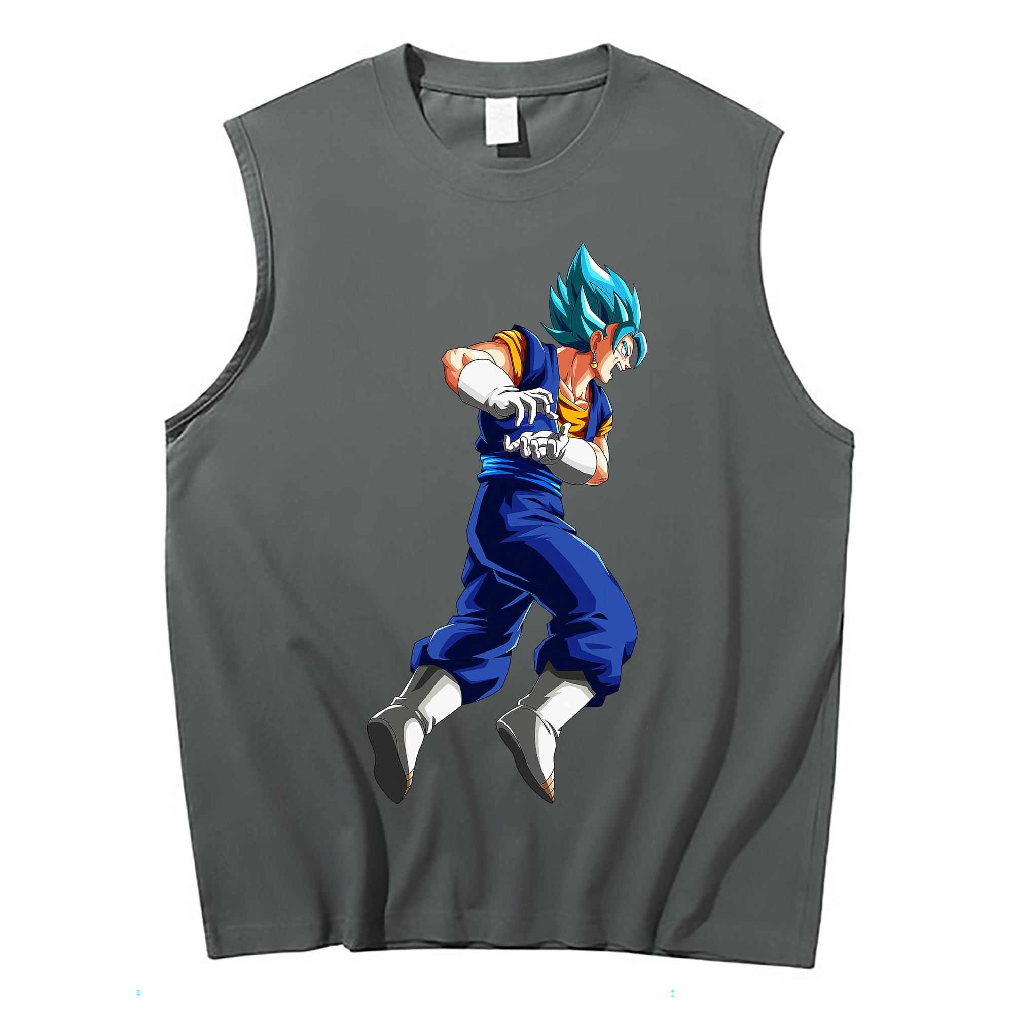 （画像用） ドラゴンボール ベジット DRAGON BALL Vegetto コットン100％タンクトップ（フロントプリント）